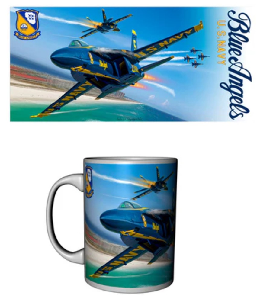 Bild von Blue Angels Keramiktasse