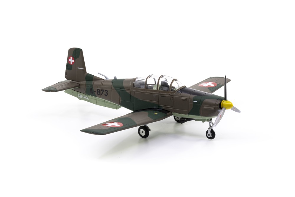 Picture of Pilatus P-3 A-873 Camouflage HB-RCL Flugzeugmodell Metallmodell 1:72 ACE line Arwico