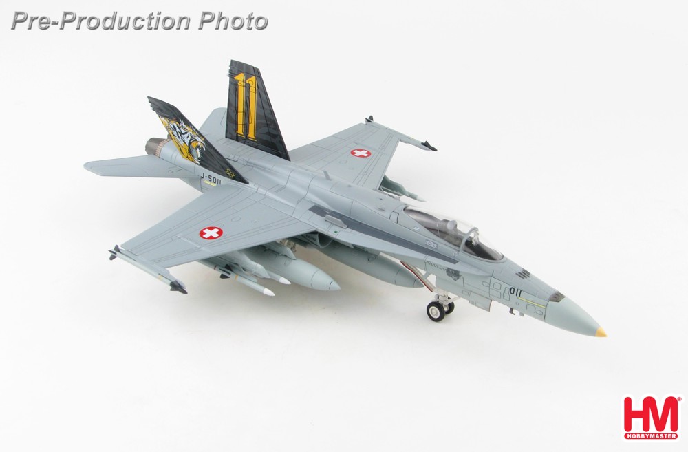 Picture of F/A-18 Hornet Staffel 11 Tiger Meet 2020 (ALTES MODELL!!) Hobby Master Diecast Modell 1:72 HA3598